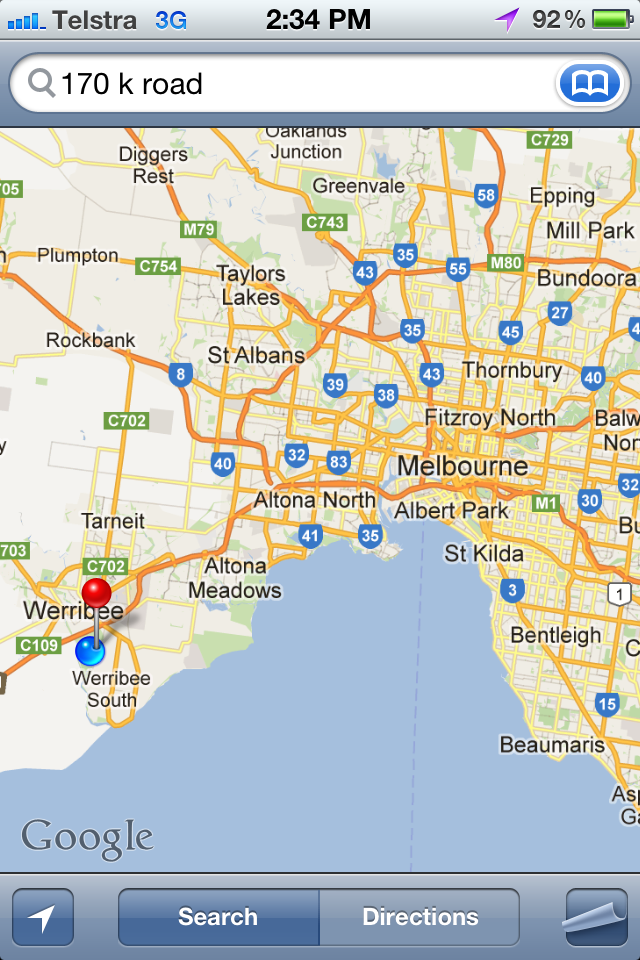 Location – Melbourne International 3 Day Event