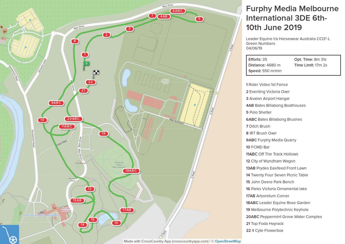 Furphy Media Melbourne International Cross Country Map – Melbourne ...